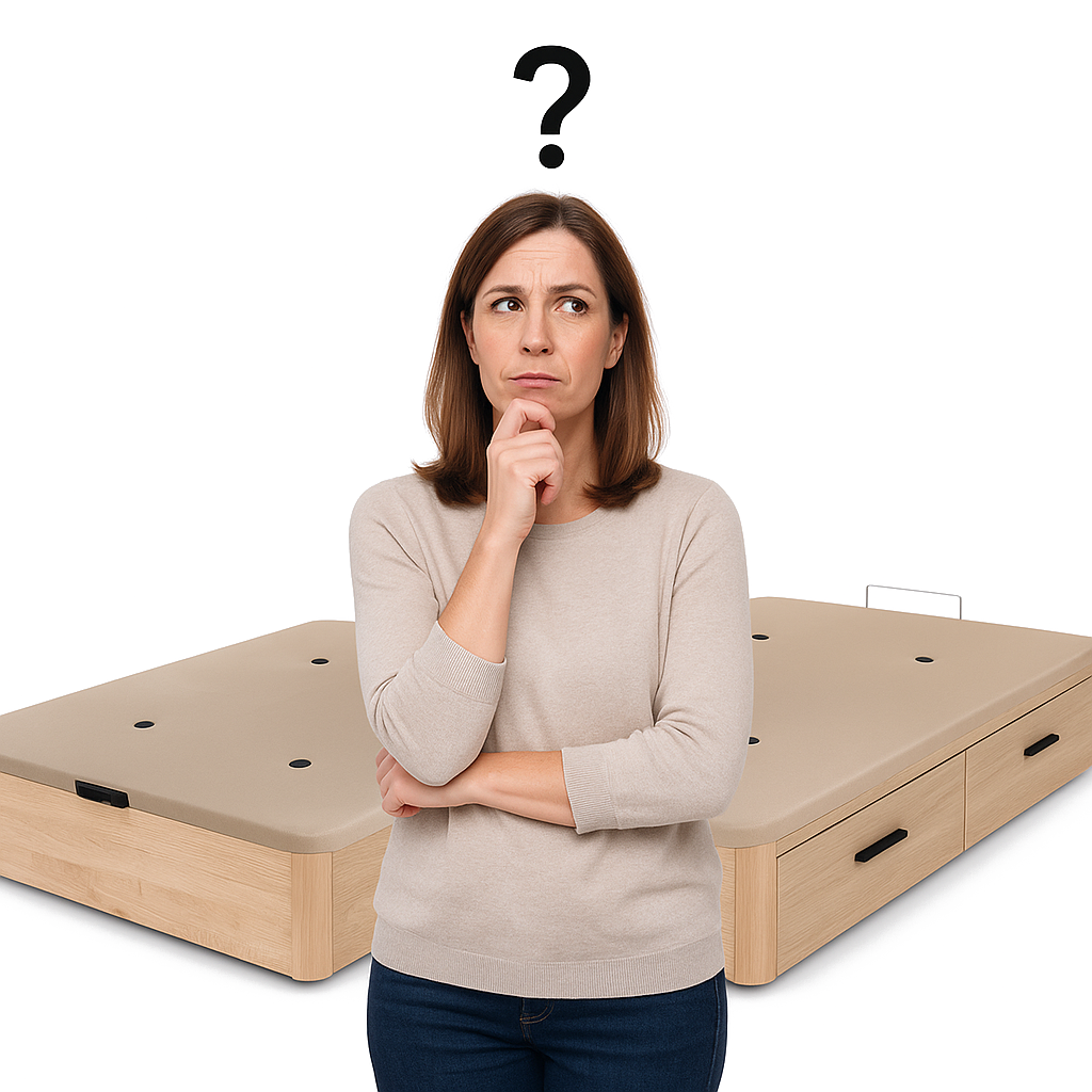 Comparativa: canapé abatible vs cama con cajones