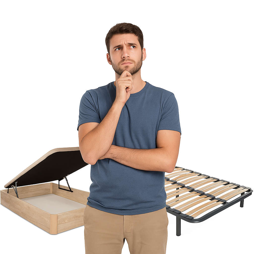 Comparativa entre canapé abatible y somier