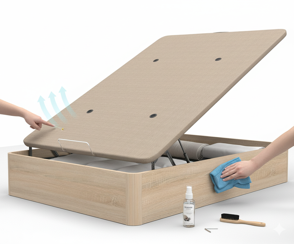 Guía de mantenimiento para canapé abatible